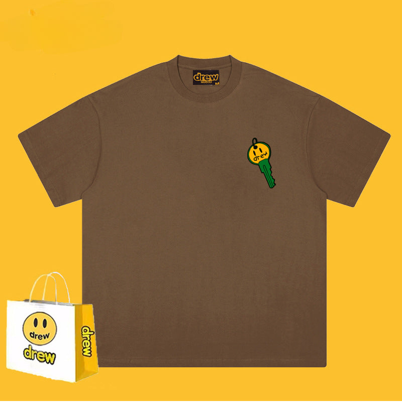 Drew T-shirts Short-Sleeved T-shirt Smiley Face