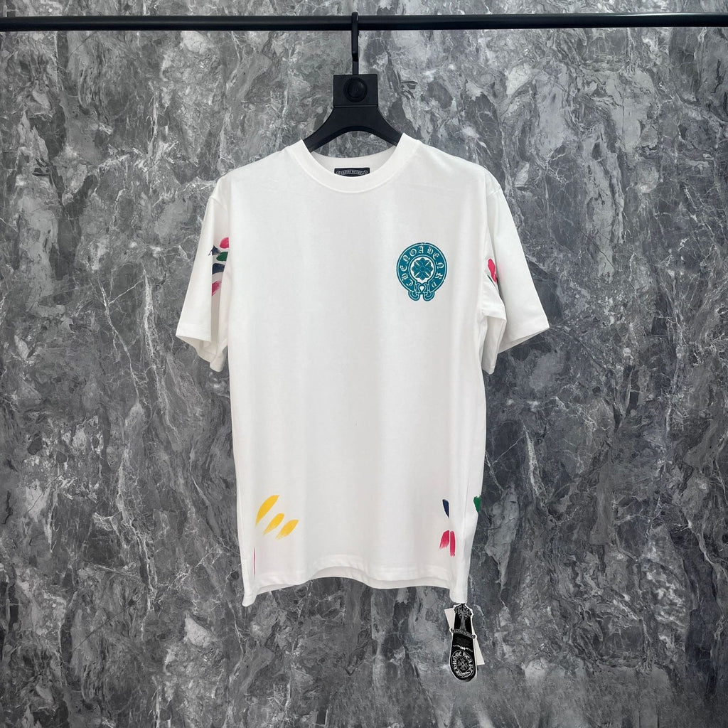 Chrome Heart T Shirts Summer Short Sleeve Street Half Sleeve T-Shirt
