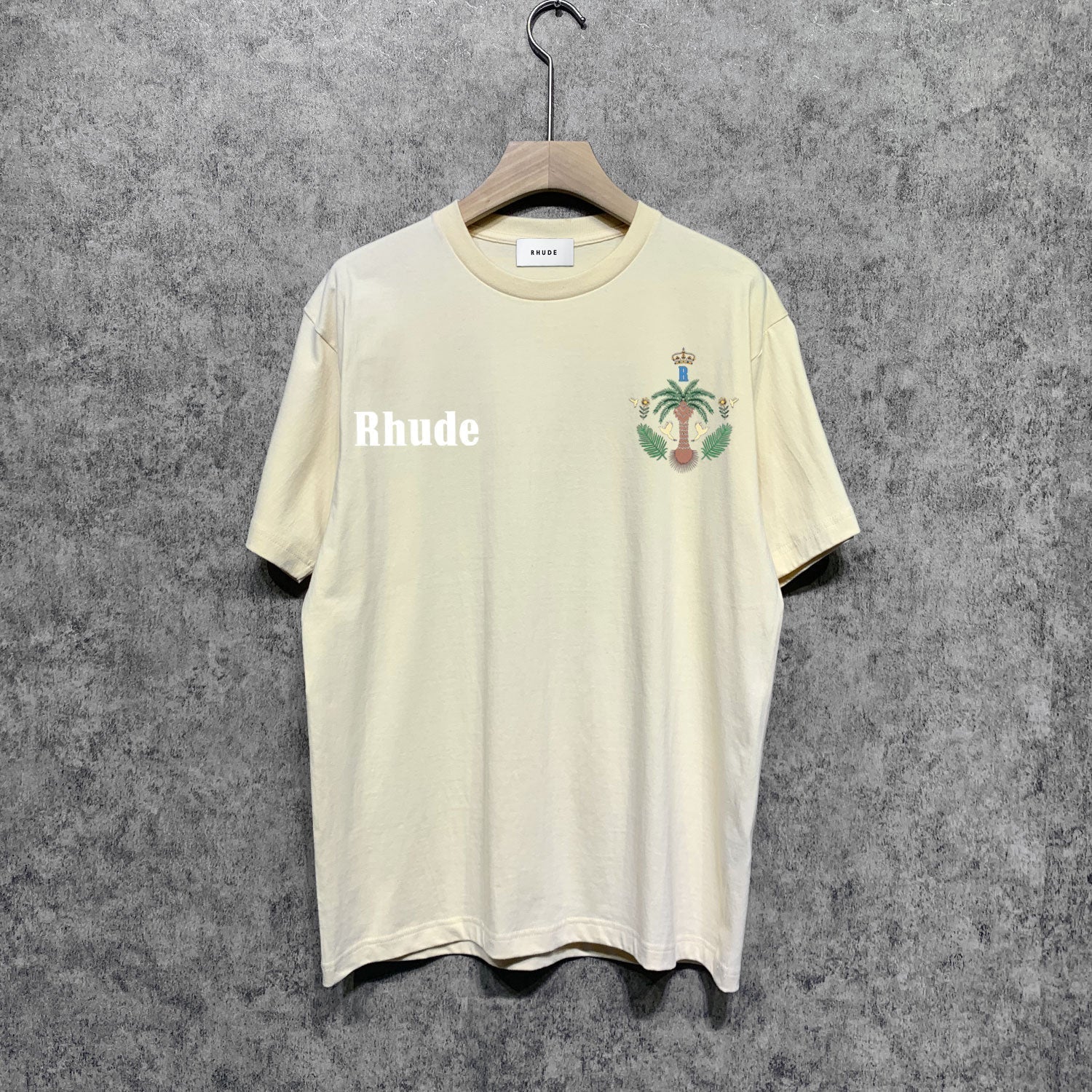 Rhude T-shirts Printed Trendy Pure Cotton