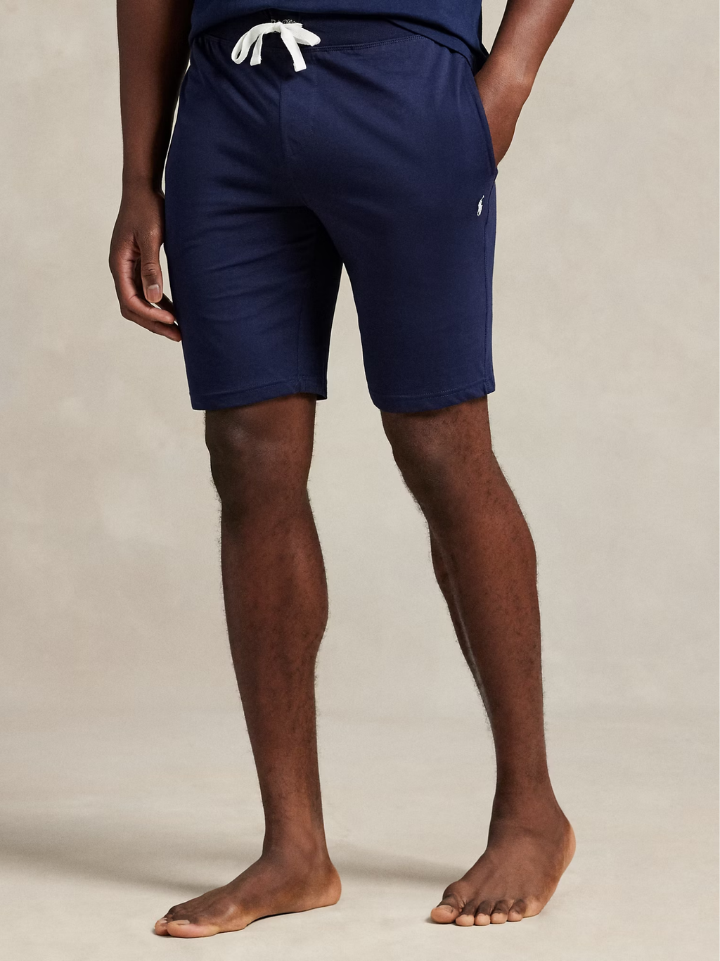 RALPH LAUREN Cotton Jersey Sleep Shorts Cruise Navy