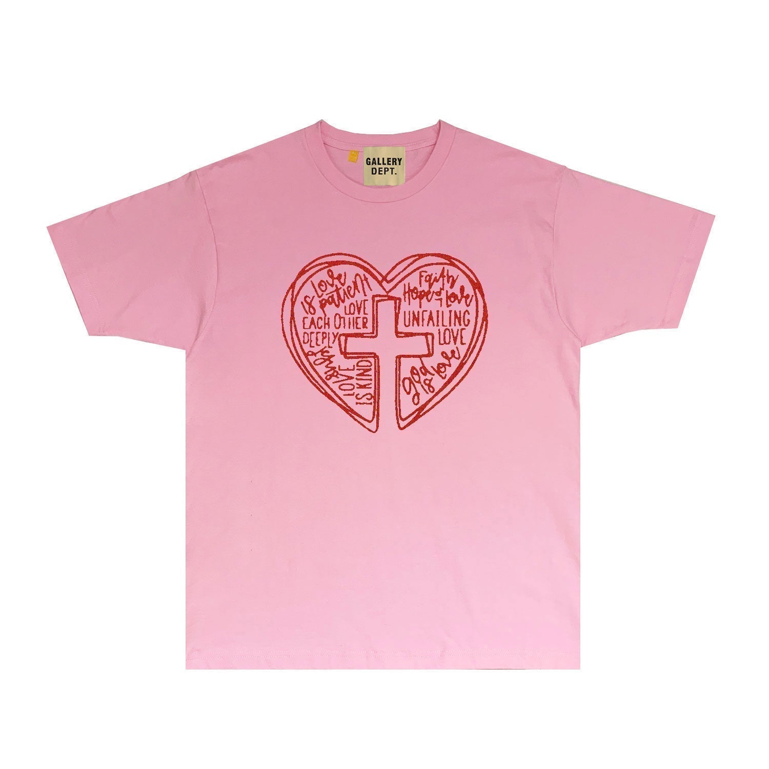 Gallery Dept T Shirt Retro Printed Loose Short-Sleeved Shirt