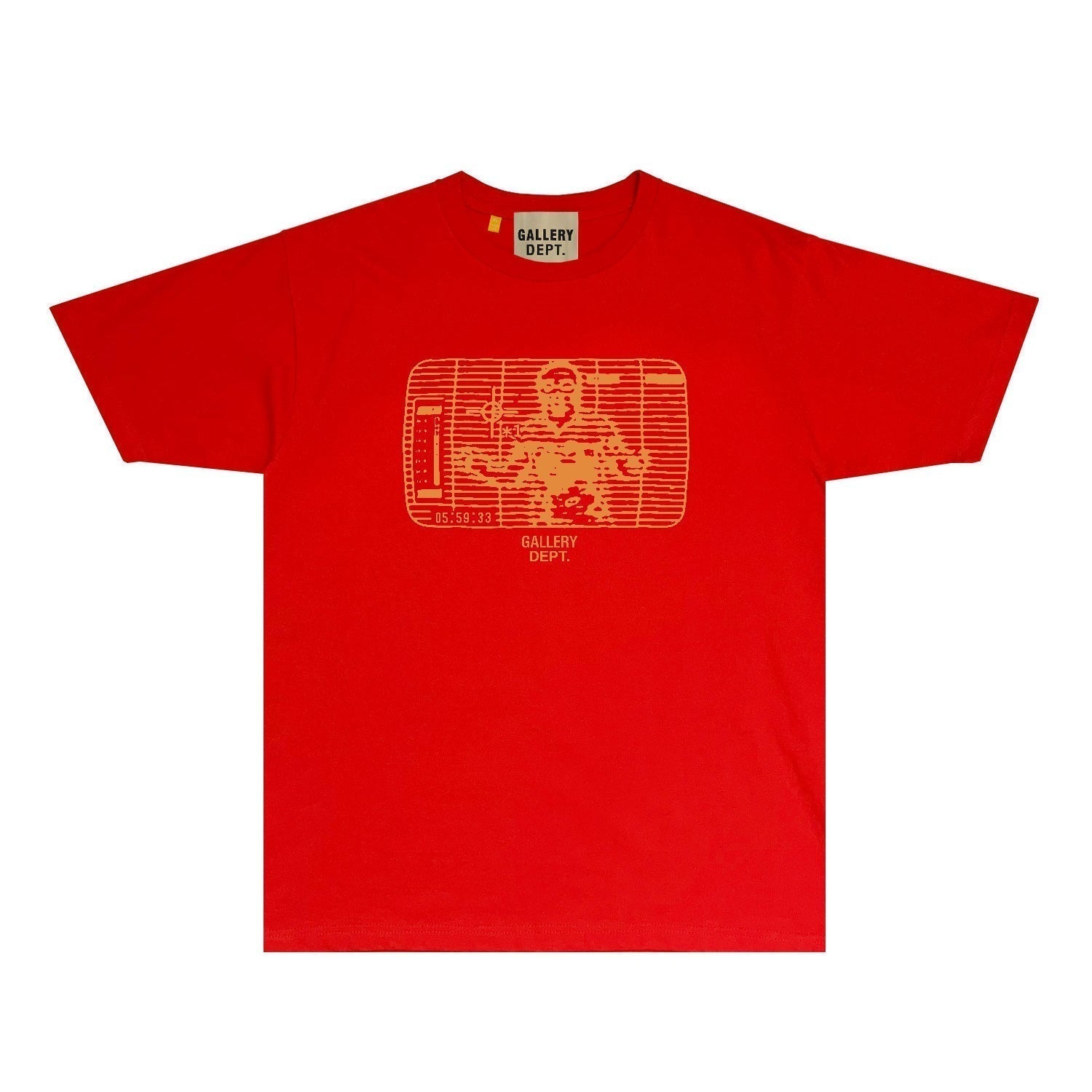 Gallery Dept T Shirt Retro Printed Loose Short-Sleeved Shirt