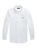 RALPH LAUREN Slim Fit Stretch Poplin Shirt White