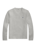 RALPH LAUREN Cotton Jersey Sleep Shirt Andover Heather
