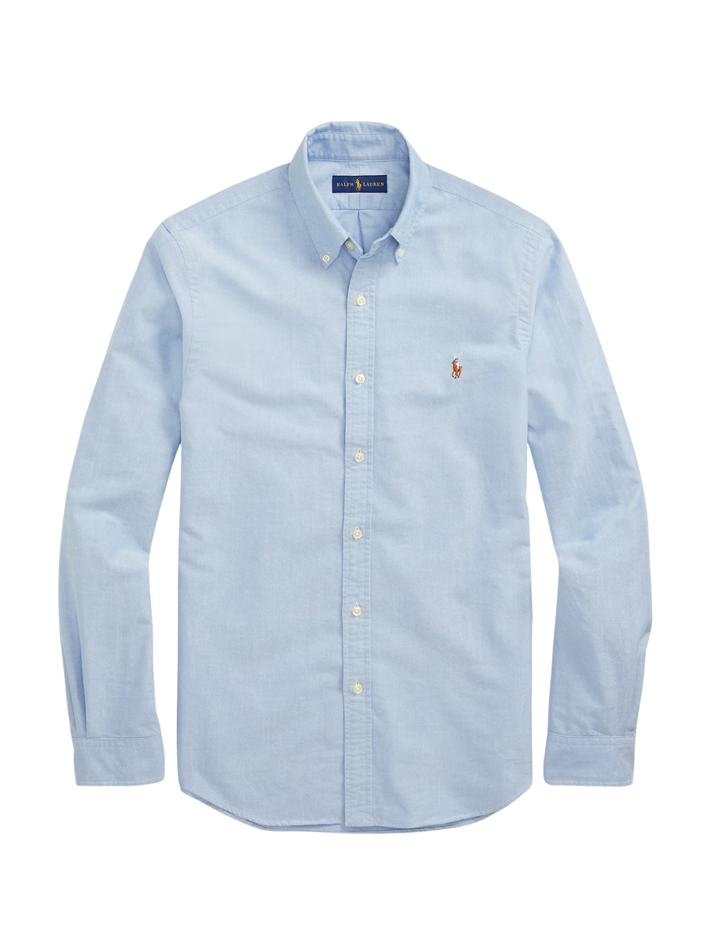RALPH LAUREN Slim Fit Oxford Shirt Blue