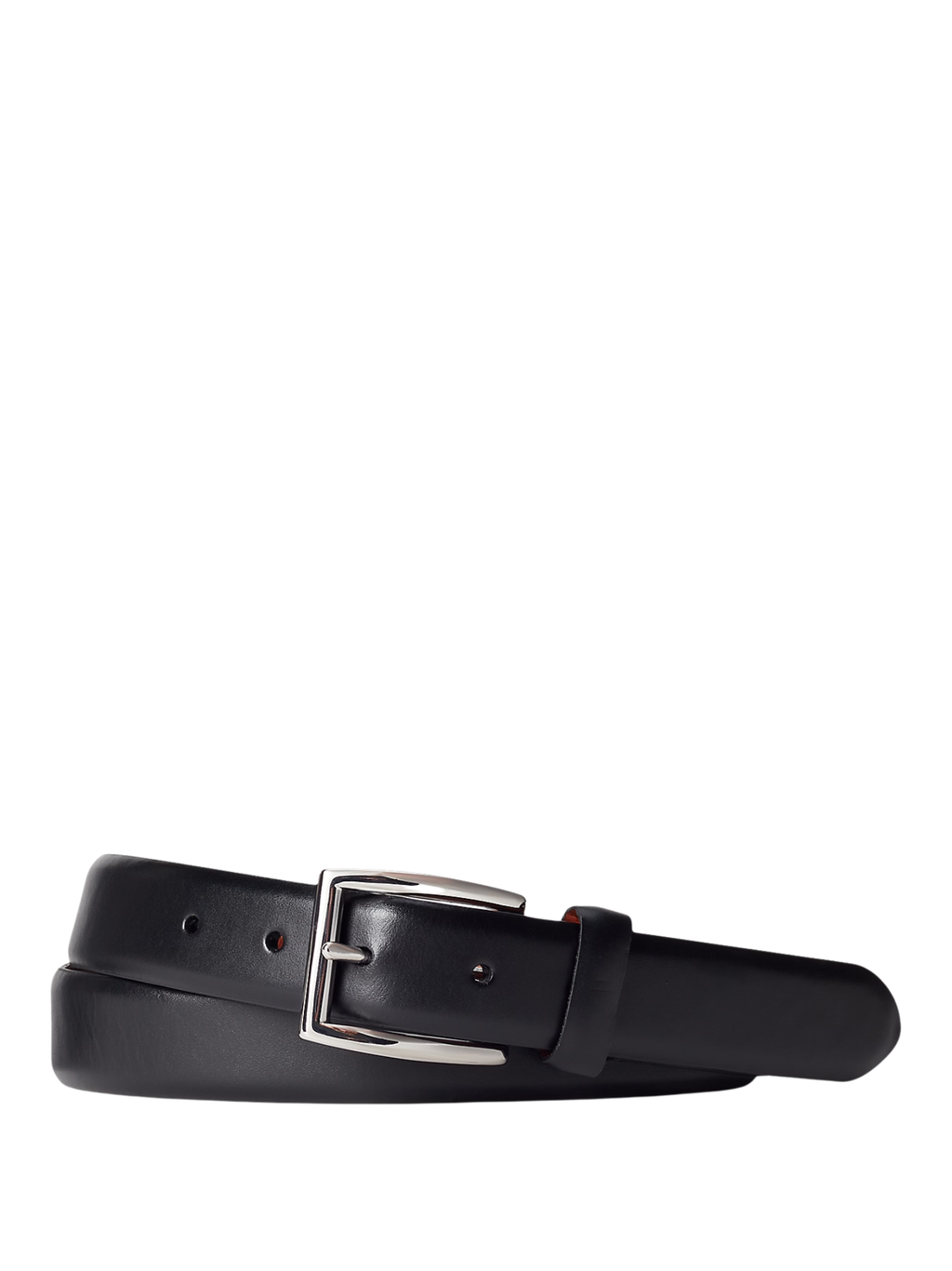 RALPH LAUREN Leather Dress Belt Black