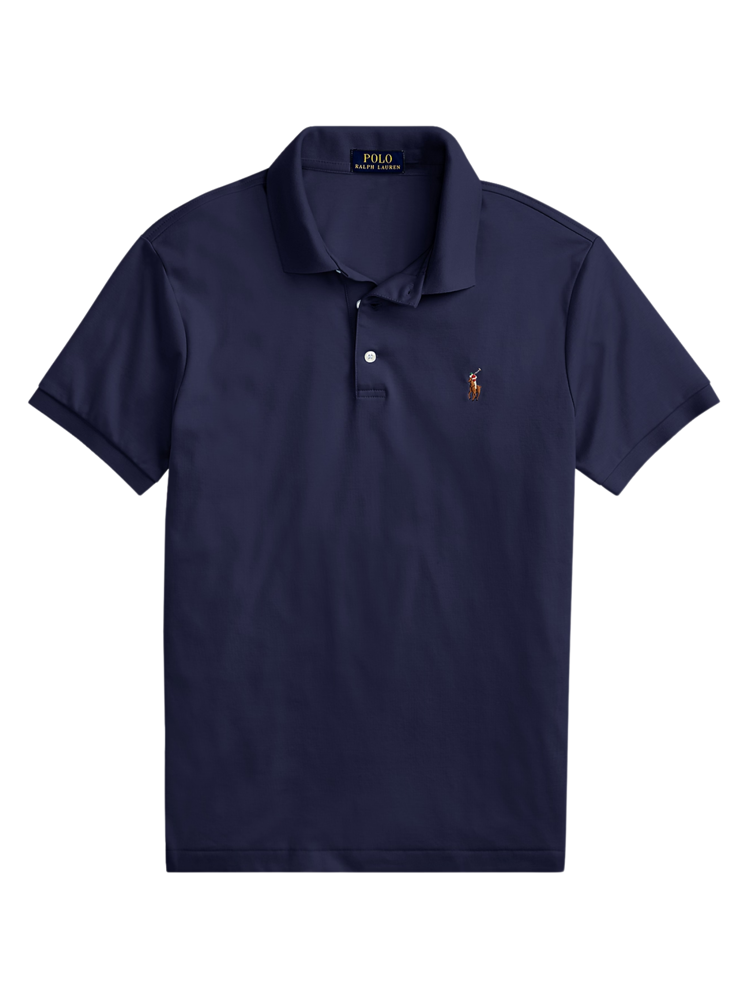 RALPH LAUREN Slim Fit Soft-Touch Polo Shirt Refined Navy