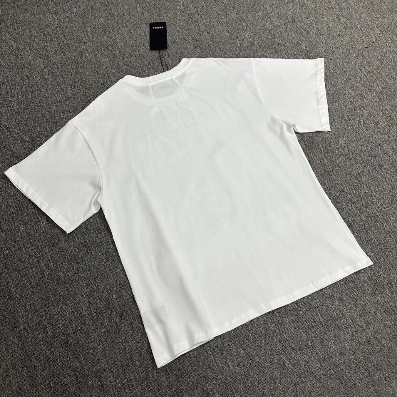 Rhude T-shirt Micro Label Champion Ring Printed Short Sleeve T-shirt
