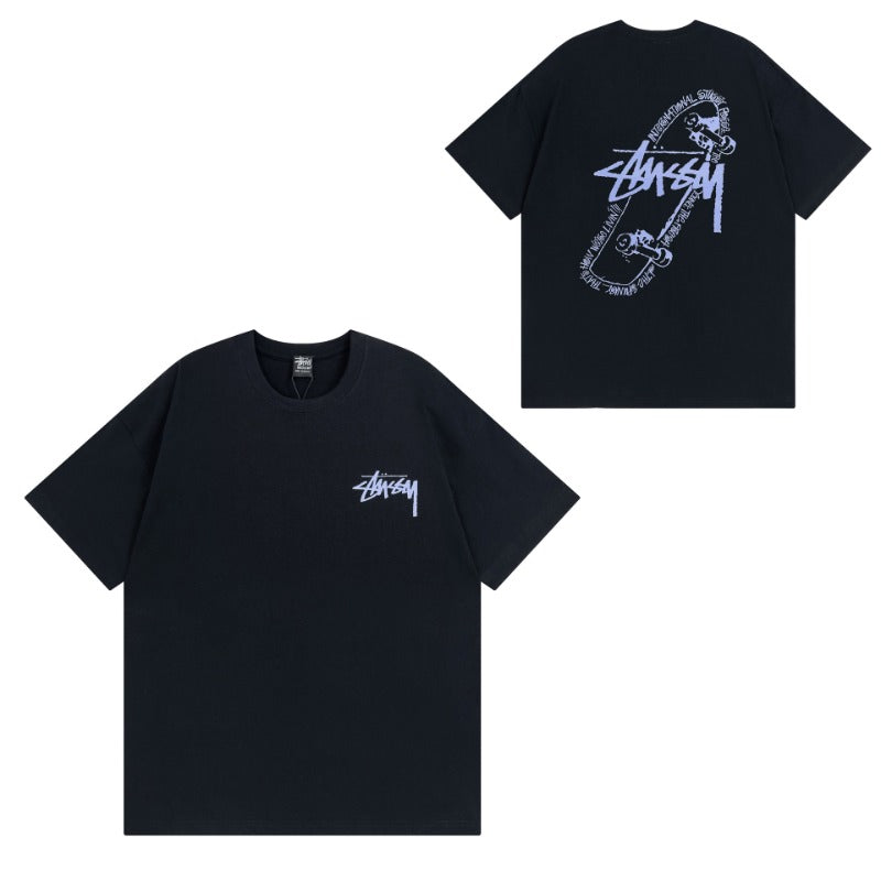 Stussy T-Shirts Casual Versatile Loose T-Shirts Couple