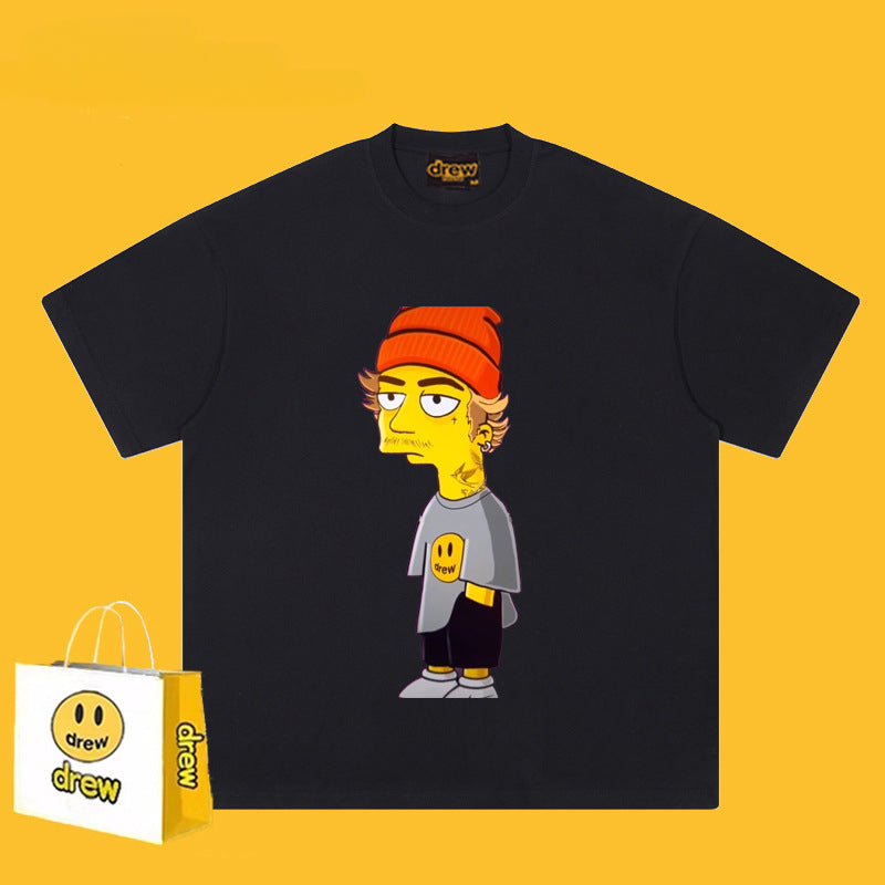 Drew T-shirts Short Sleeve Printed T-shirt Loose