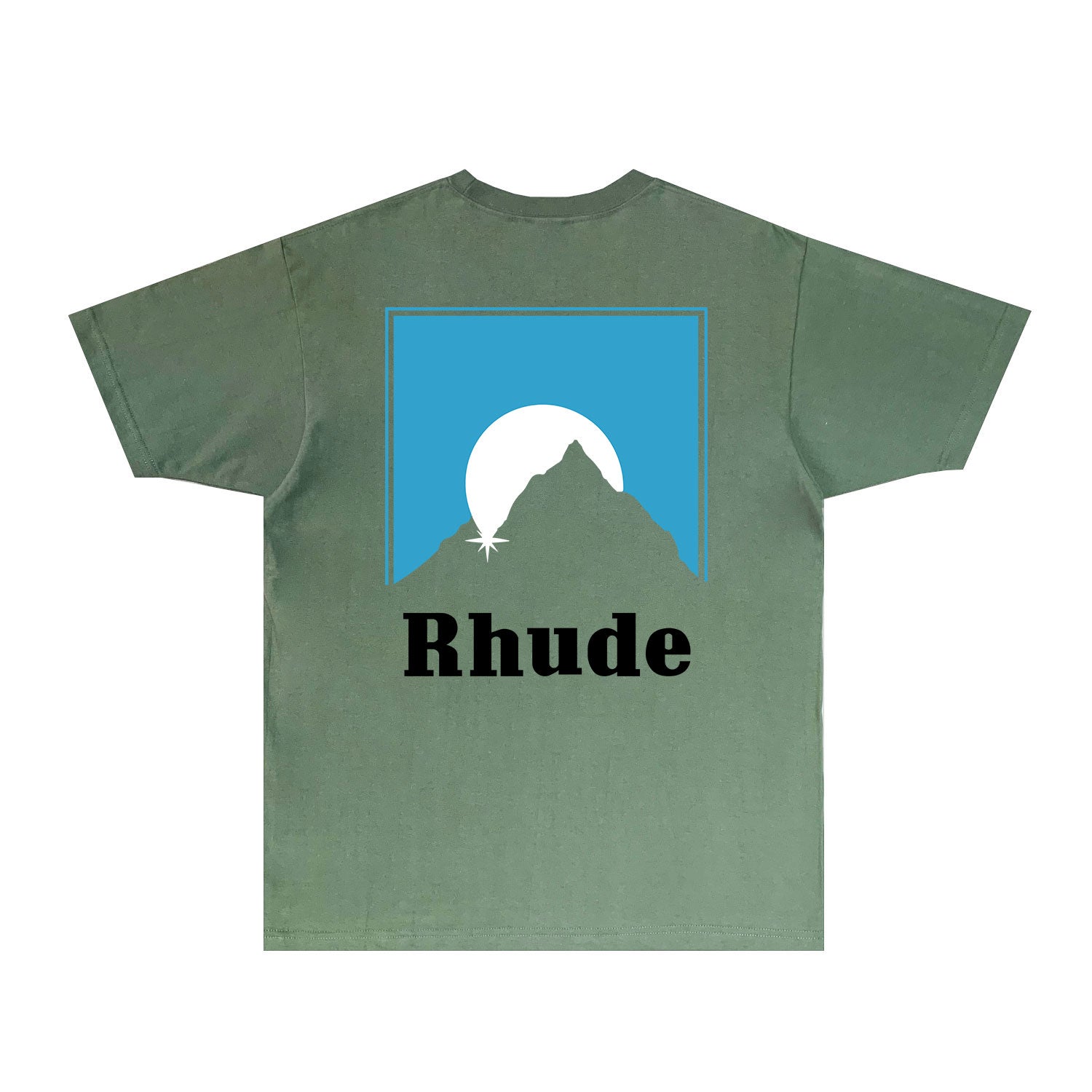 Rhude T-shirts Printed Trendy Pure Cotton