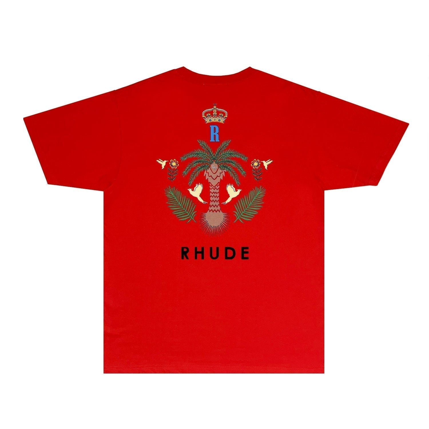 Rhude T-shirts Printed Trendy Pure Cotton