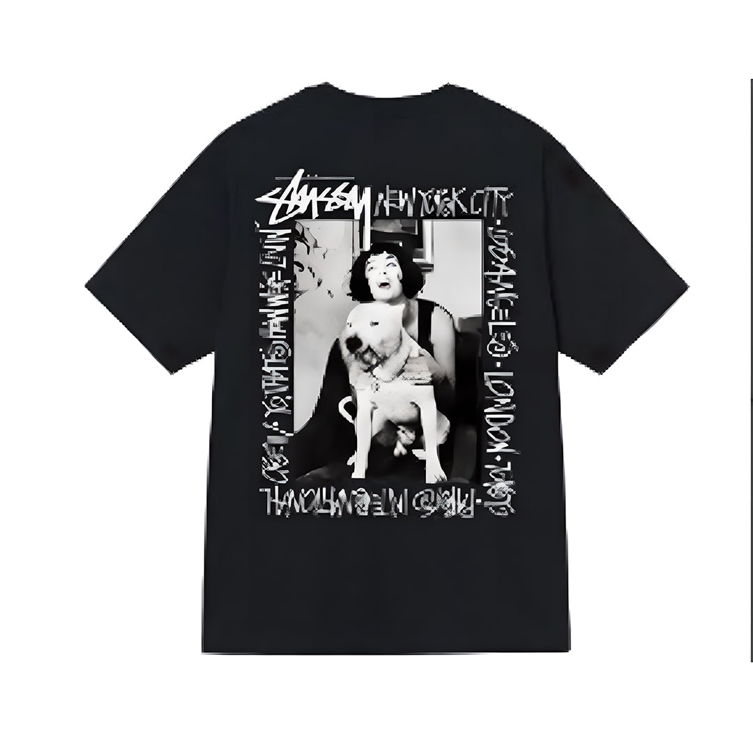 Stussy T-Shirts Casual Versatile Loose T-Shirts Couple