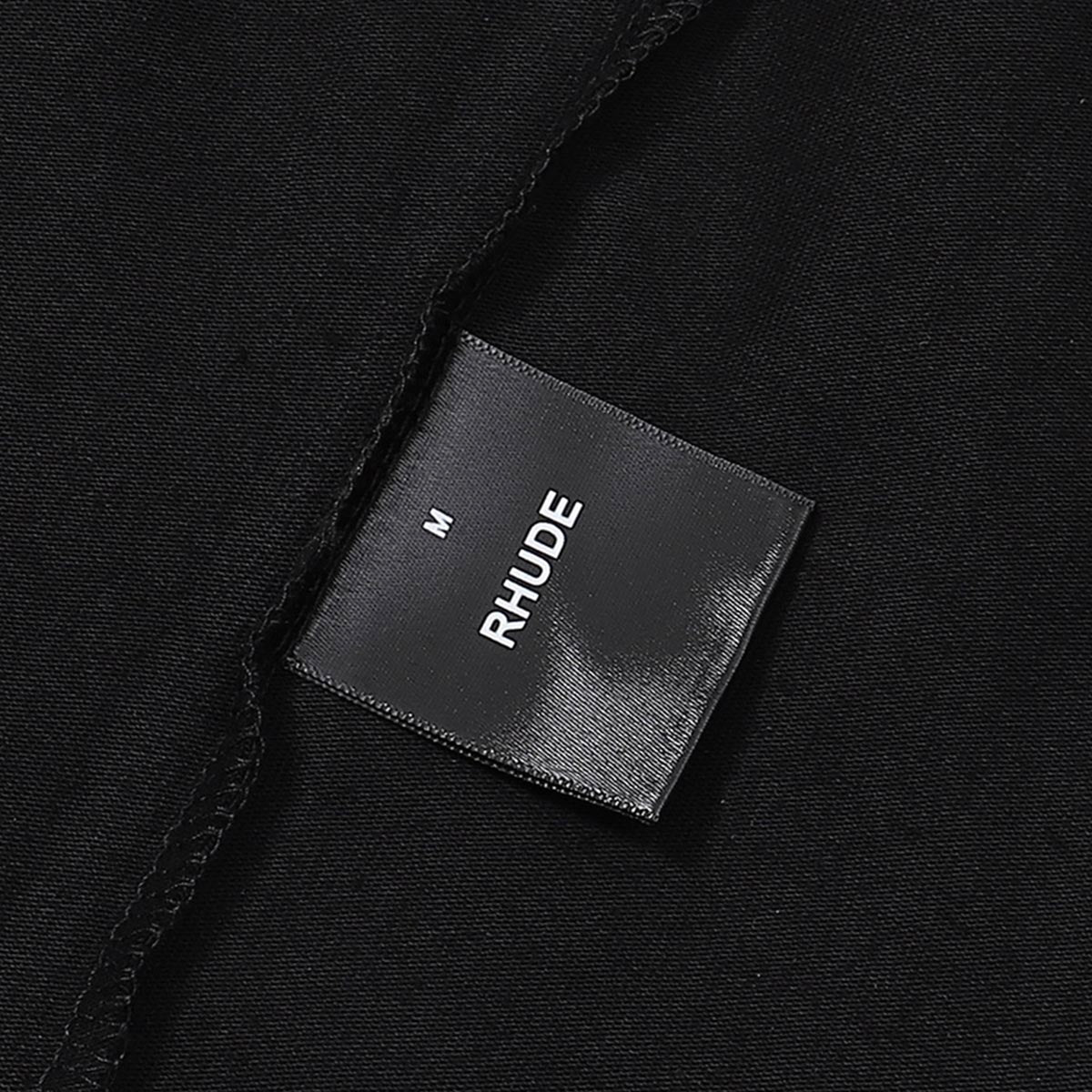 Rhude T-shirts Racing Tire Change Scene Printed Cotton Casual Short Sleeves Men and Women
