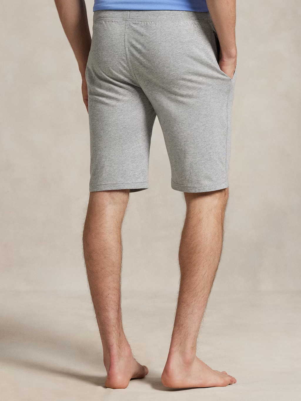 RALPH LAUREN Cotton Jersey Sleep Shorts Andover Heather