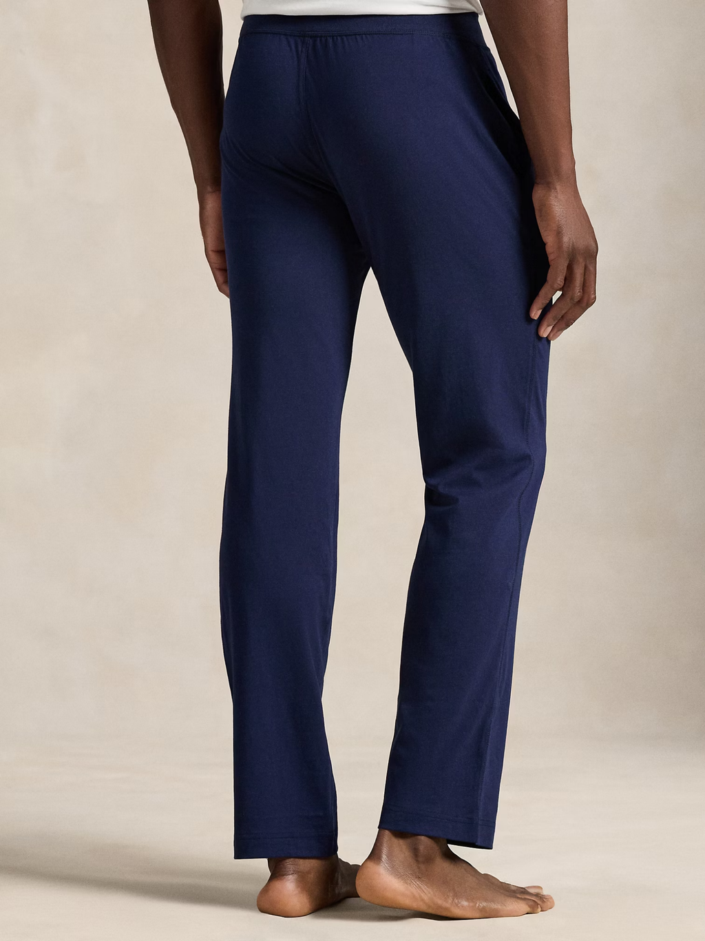 RALPH LAUREN Cotton Jersey Pyjama Trousers Cruise Navy