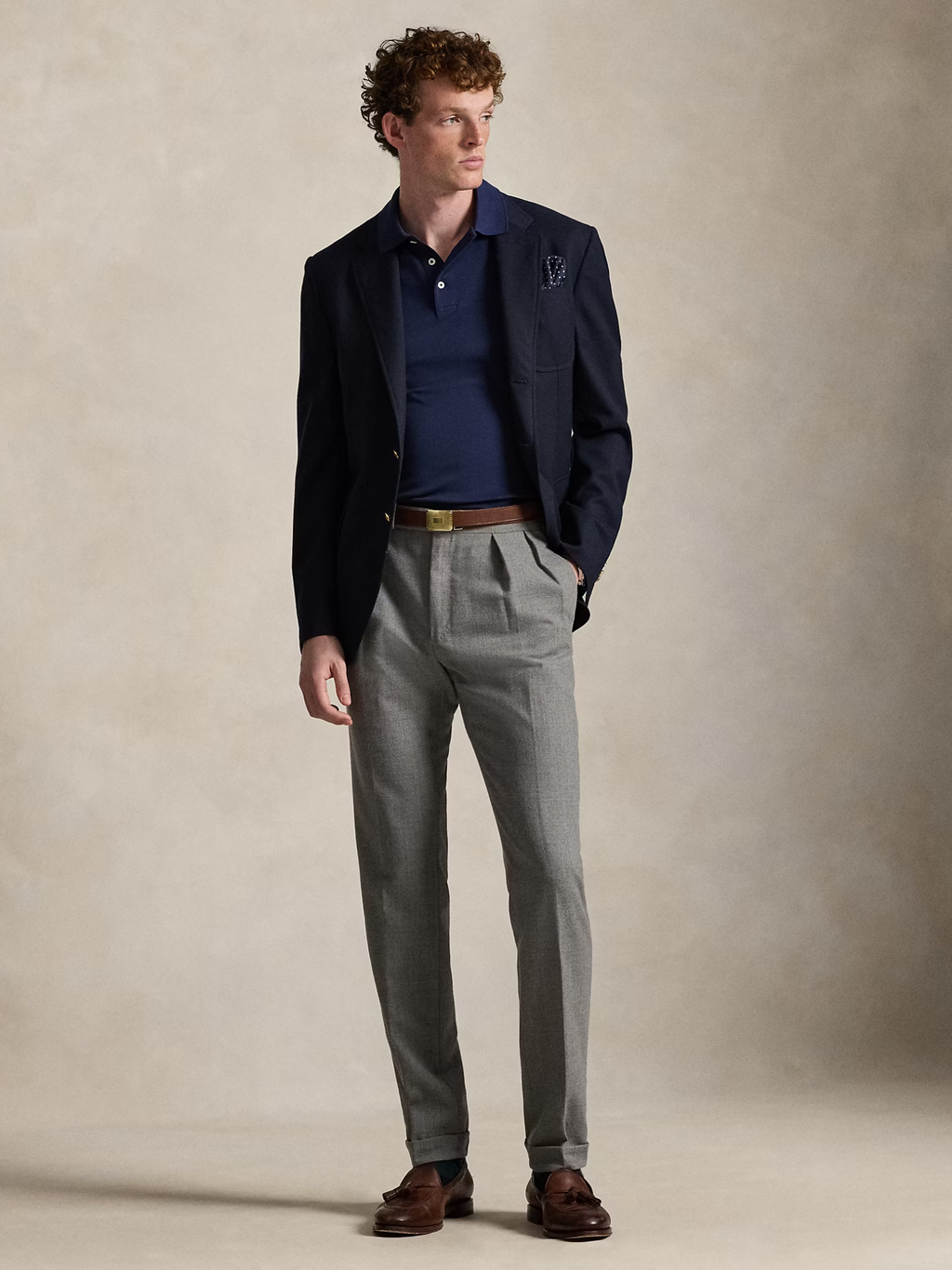 RALPH LAUREN Slim Fit Soft-Touch Polo Shirt Refined Navy