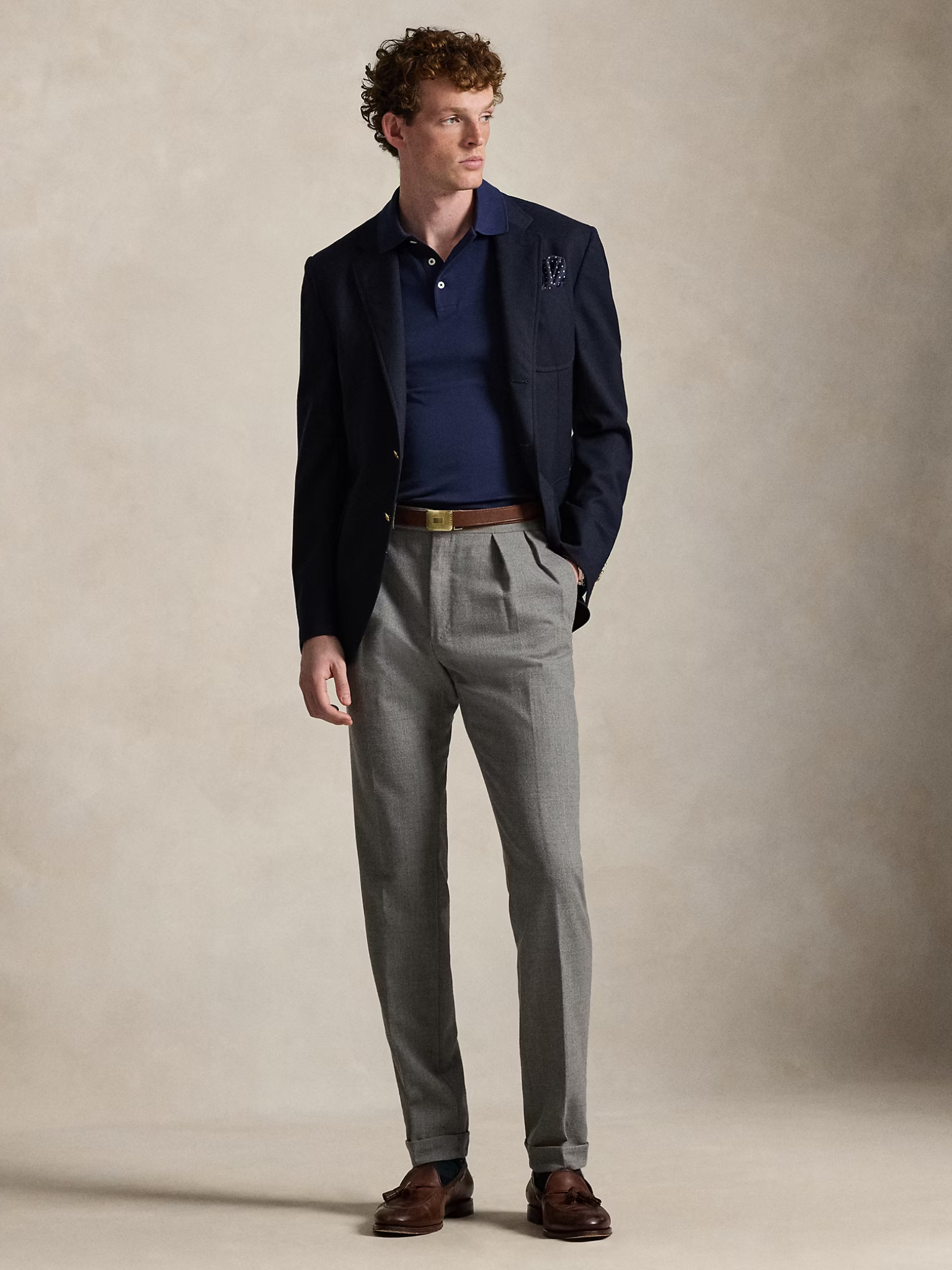 RALPH LAUREN Slim Fit Soft-Touch Polo Shirt Refined Navy