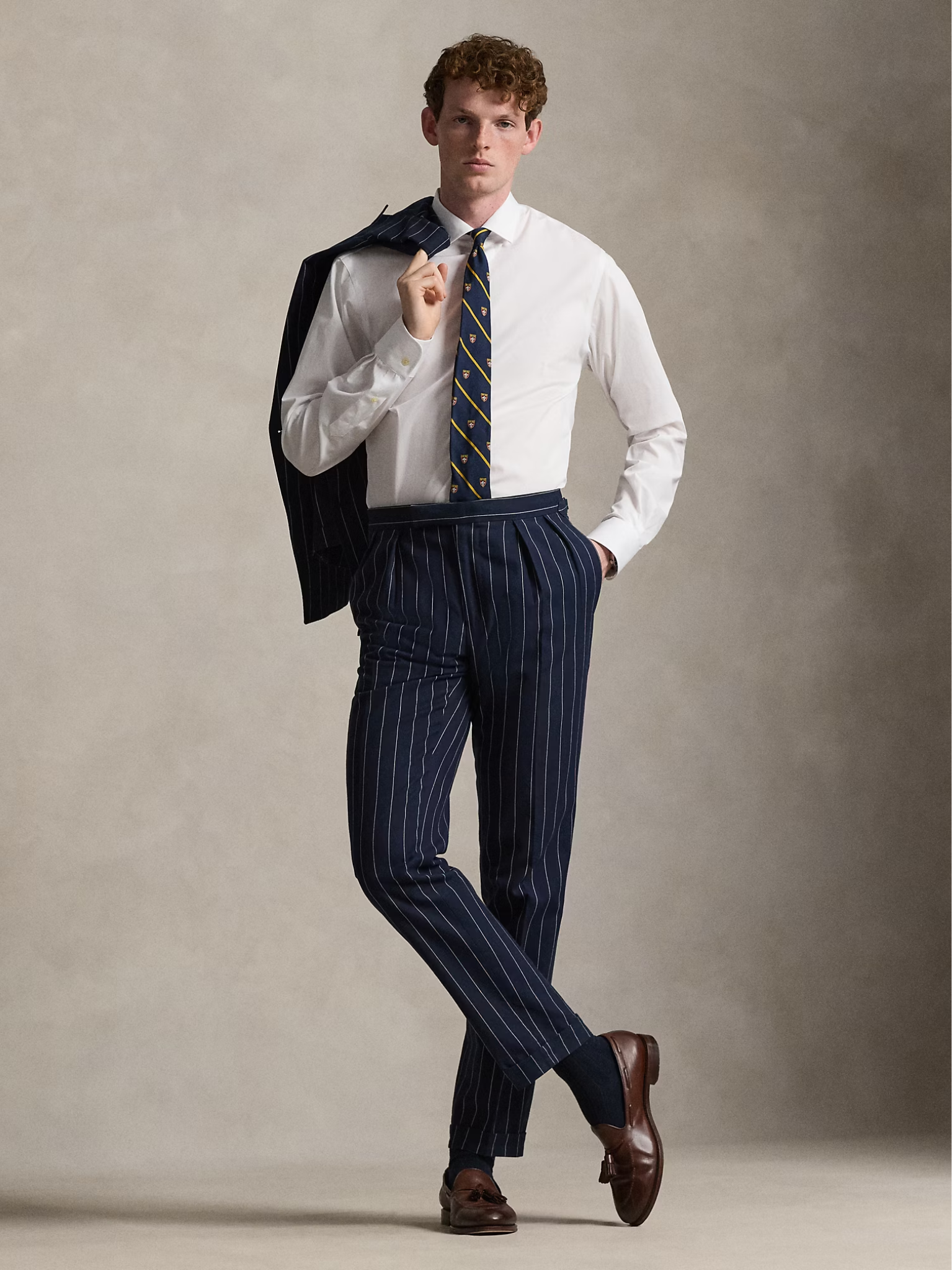 RALPH LAUREN Slim Fit Poplin Shirt White