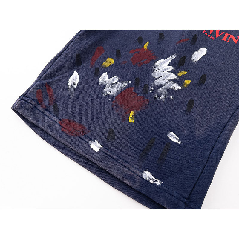 Gallery Dept Shorts Joint Alphabet Hand Painted Graffiti Old Shorts