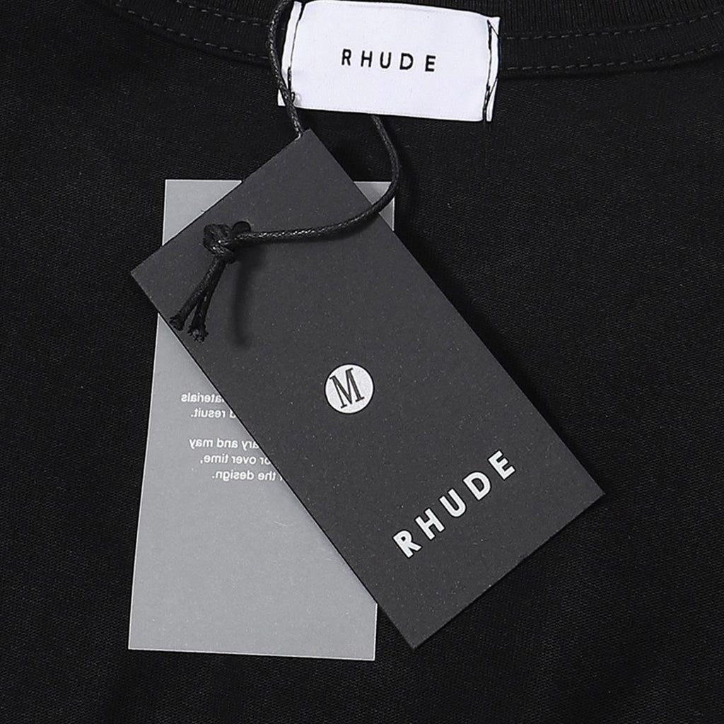 Rhude T-shirts Chevron Logo Repeat