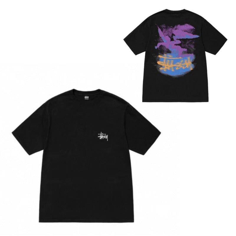 Stussy T-Shirts Casual Versatile Loose T-Shirts Couple