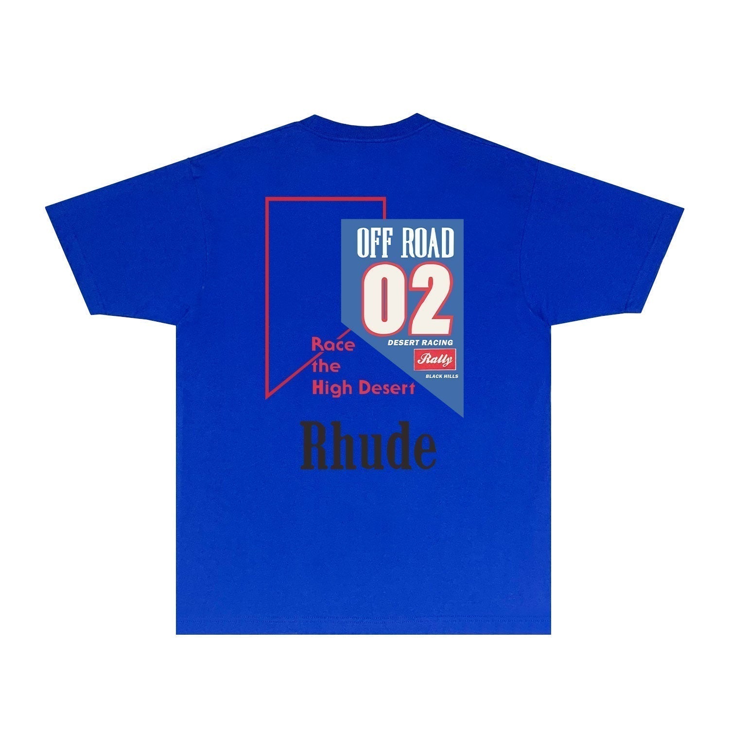 Rhude T-shirts Printed Trendy Pure Cotton