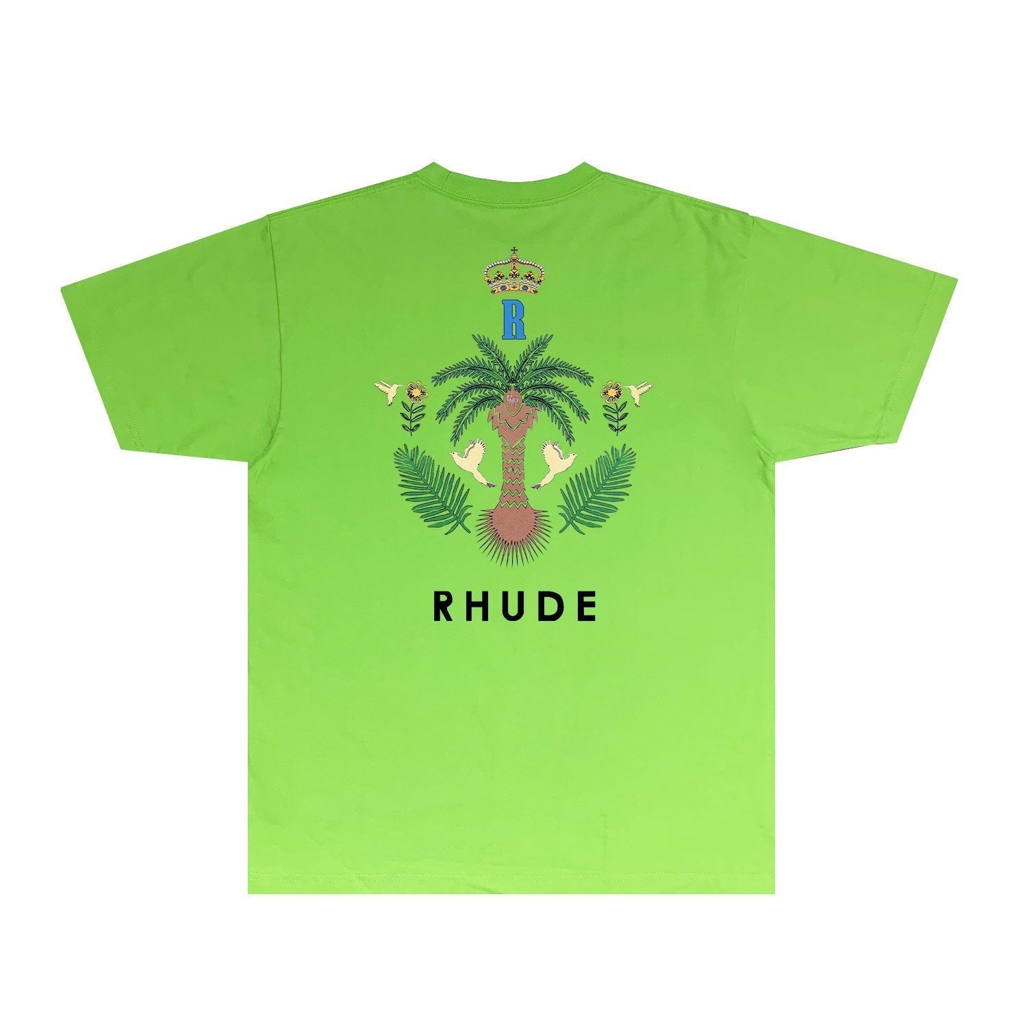 Rhude T-shirts Printed Trendy Pure Cotton