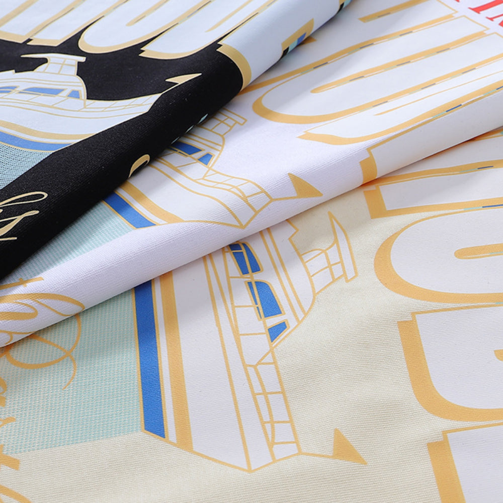 Rhude T-shirt Micro Label Yacht Print Short Sleeve T-shirt