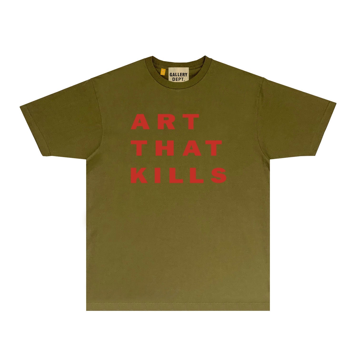 Gallery Dept T Shirt Retro Printed Loose Short-Sleeved Shirt