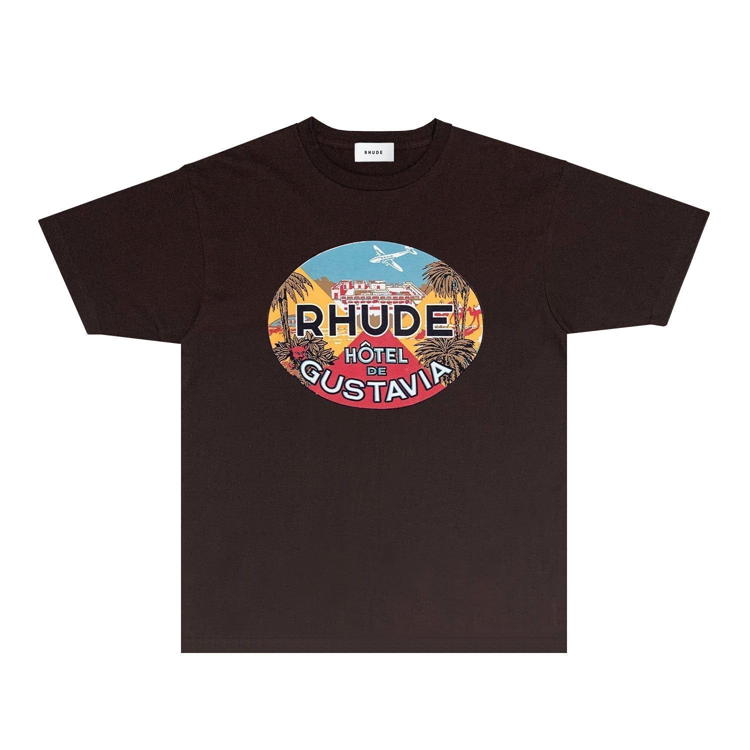 Rhude T-shirts Printed Trendy Pure Cotton