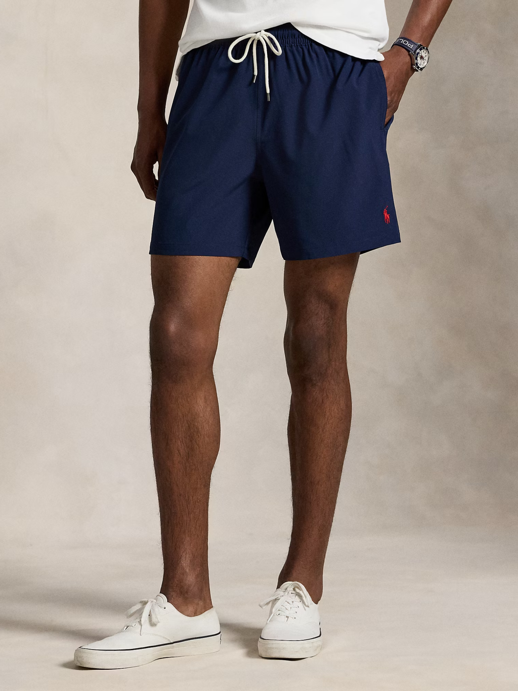 RALPH LAUREN Traveller Swimming Trunks Newport Navy