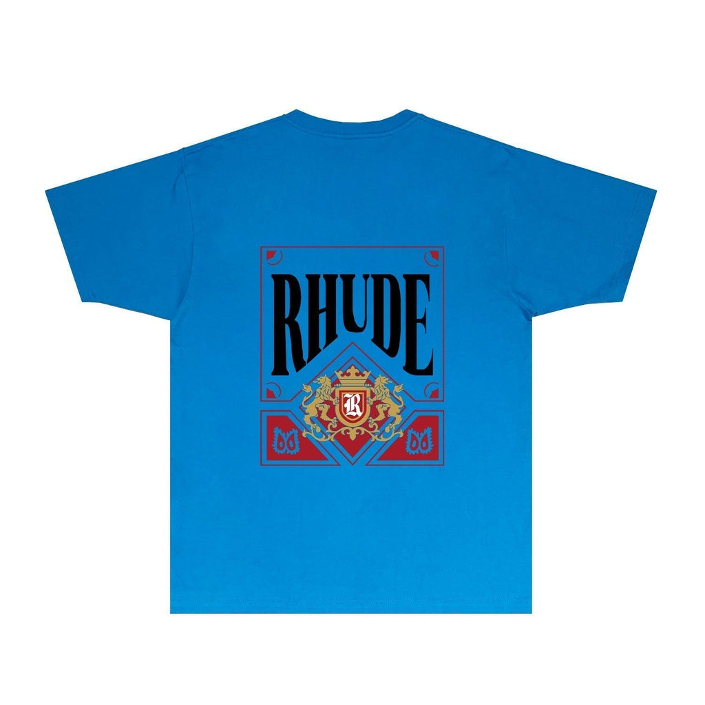 Rhude T-shirts Printed Trendy Pure Cotton