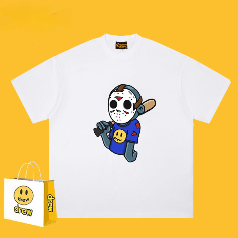 Drew T-shirts T-shirt Anime Print Short Sleeve