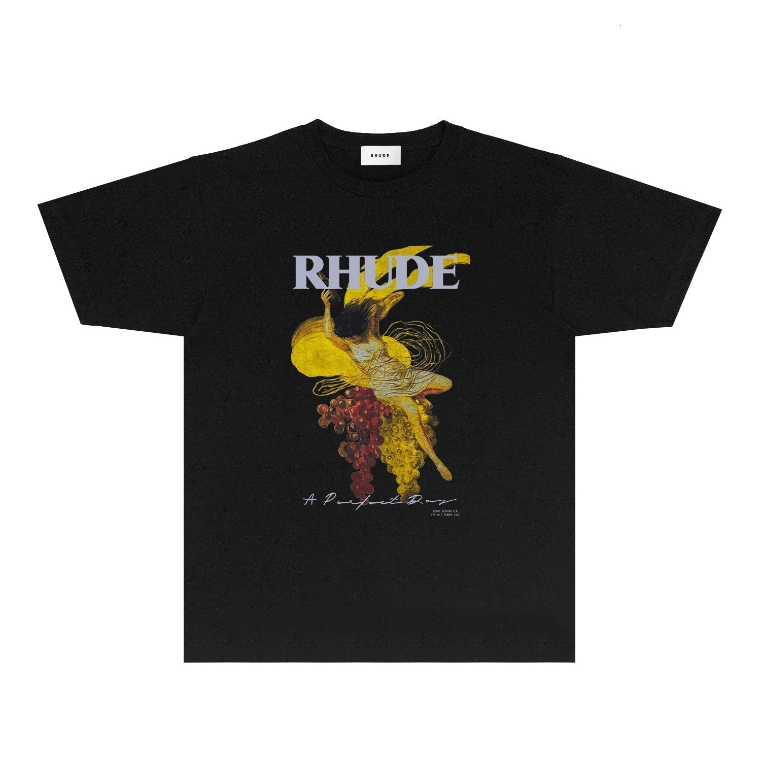 Rhude T-shirts Printed Trendy Pure Cotton