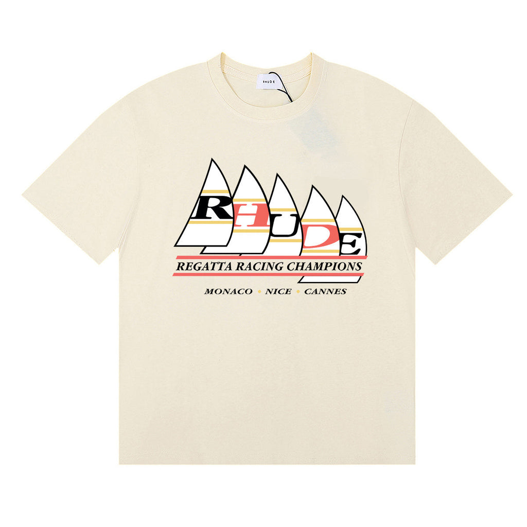 Rhude T-shirts Regatta Champions Short Sleeves