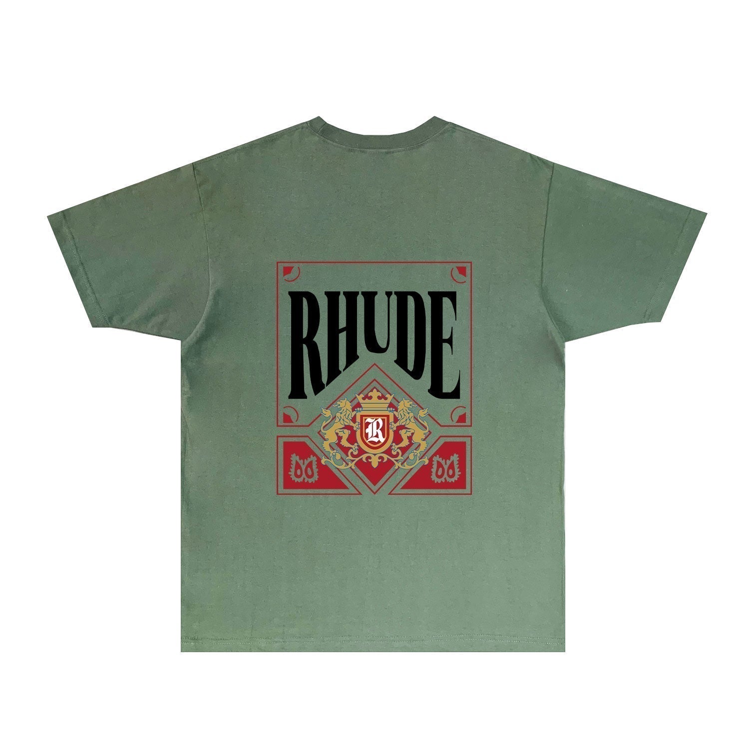 Rhude T-shirts Printed Trendy Pure Cotton