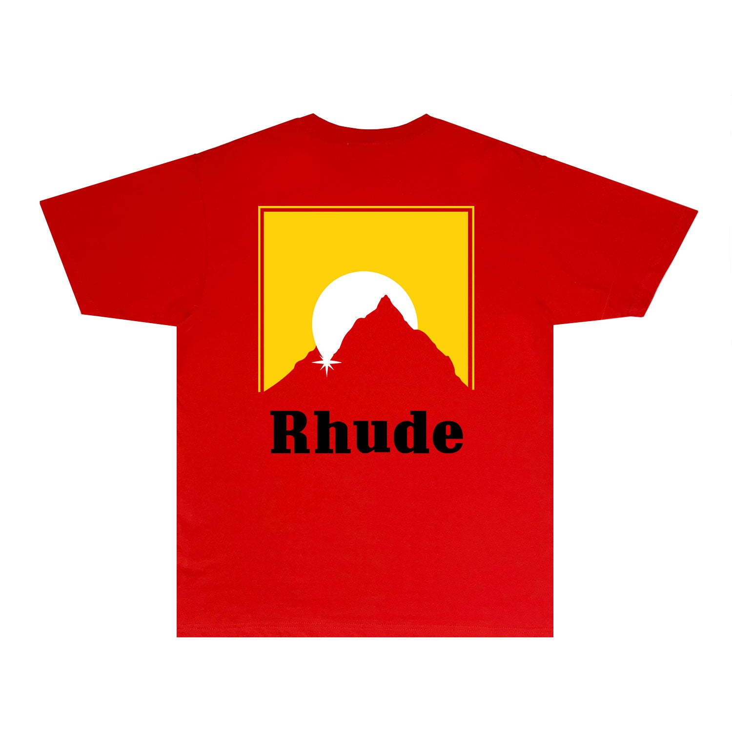 Rhude T-shirts Printed Trendy Pure Cotton