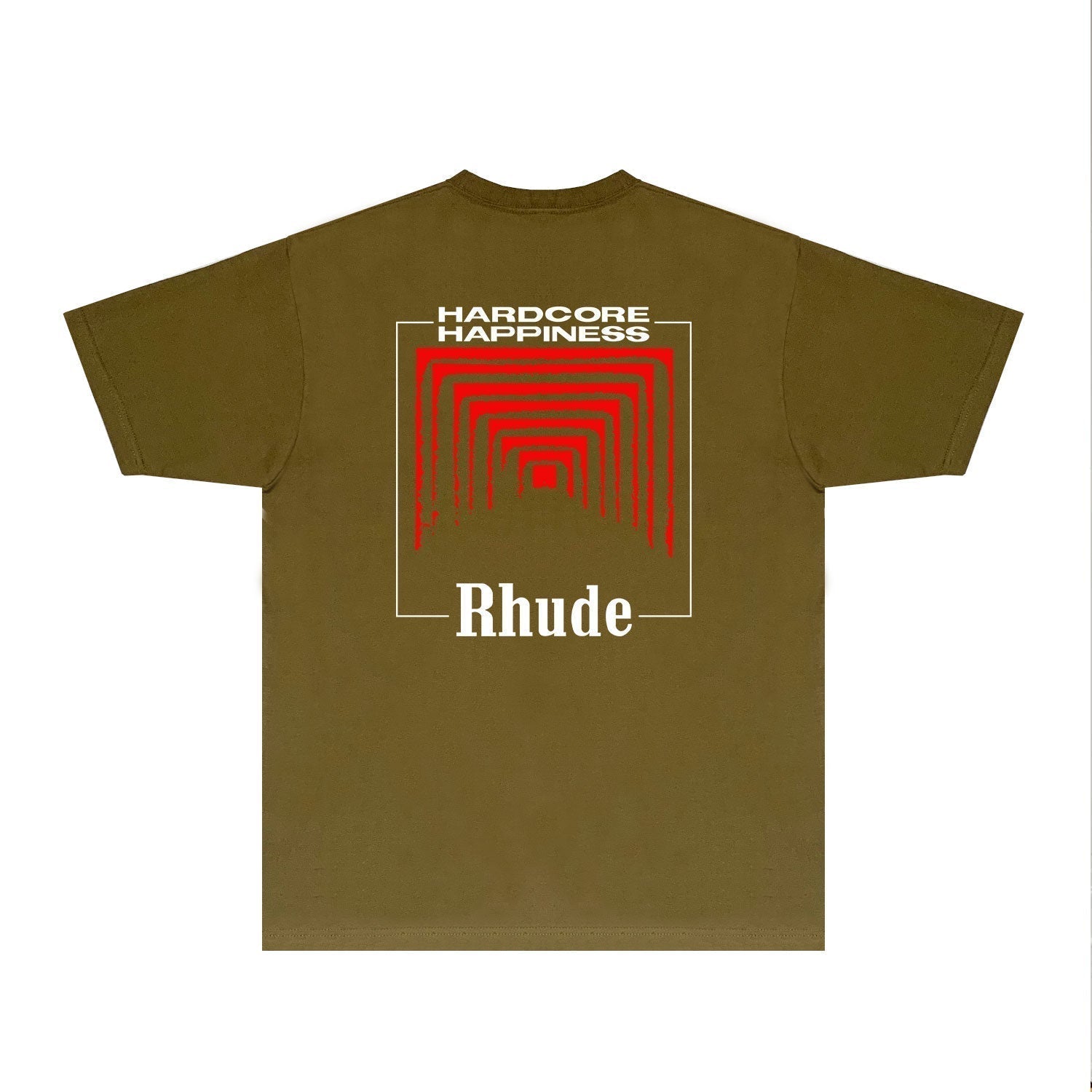 Rhude T-shirts Printed Trendy Pure Cotton