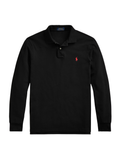 RALPH LAUREN Custom Slim Fit Mesh Polo Shirt Polo Black
