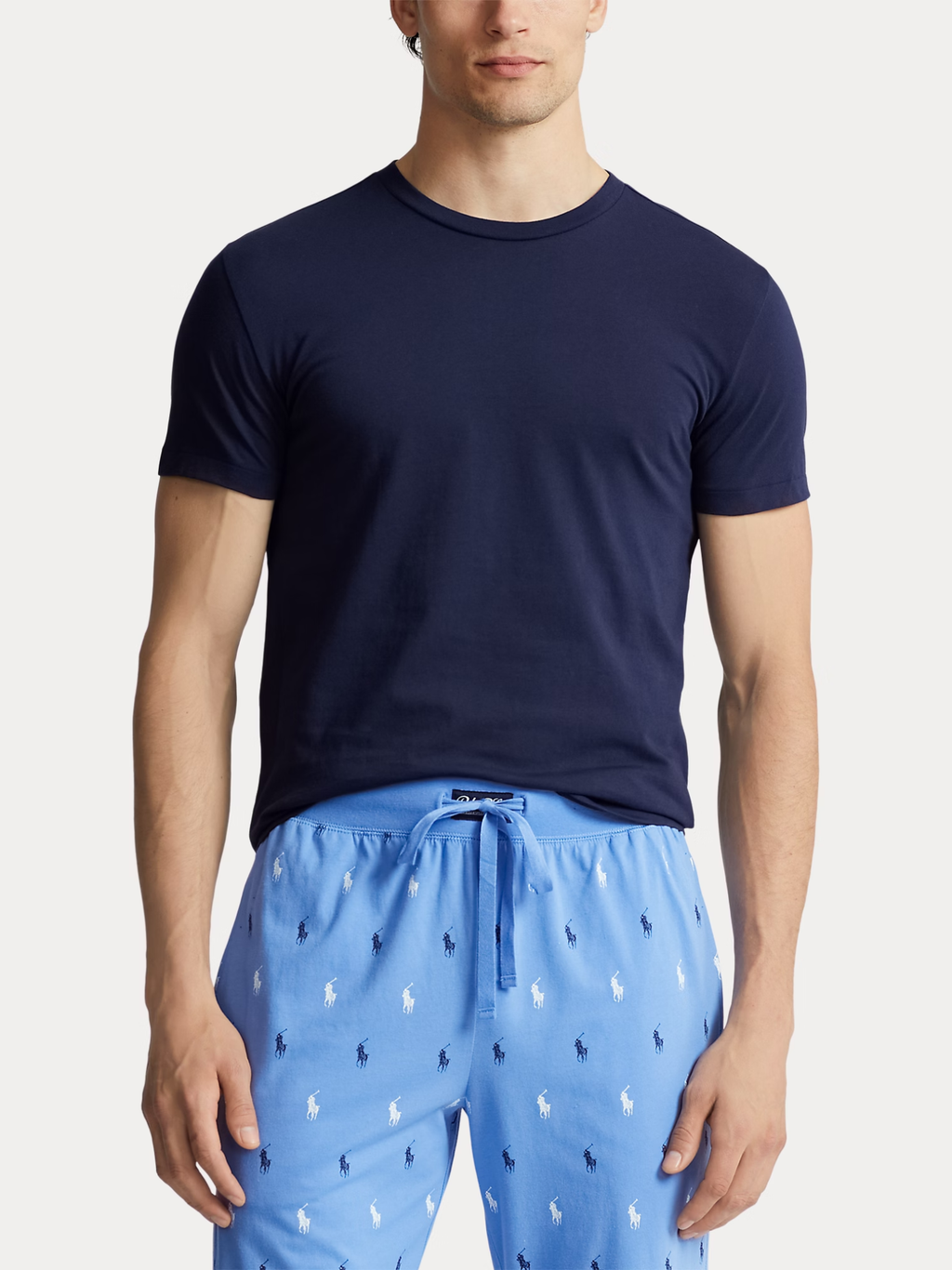 RALPH LAUREN Slim Crewneck 3-Pack T-shirts Crs Navy/Lt Navy/Elt