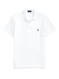 RALPH LAUREN Slim Fit Mesh Polo Shirt White