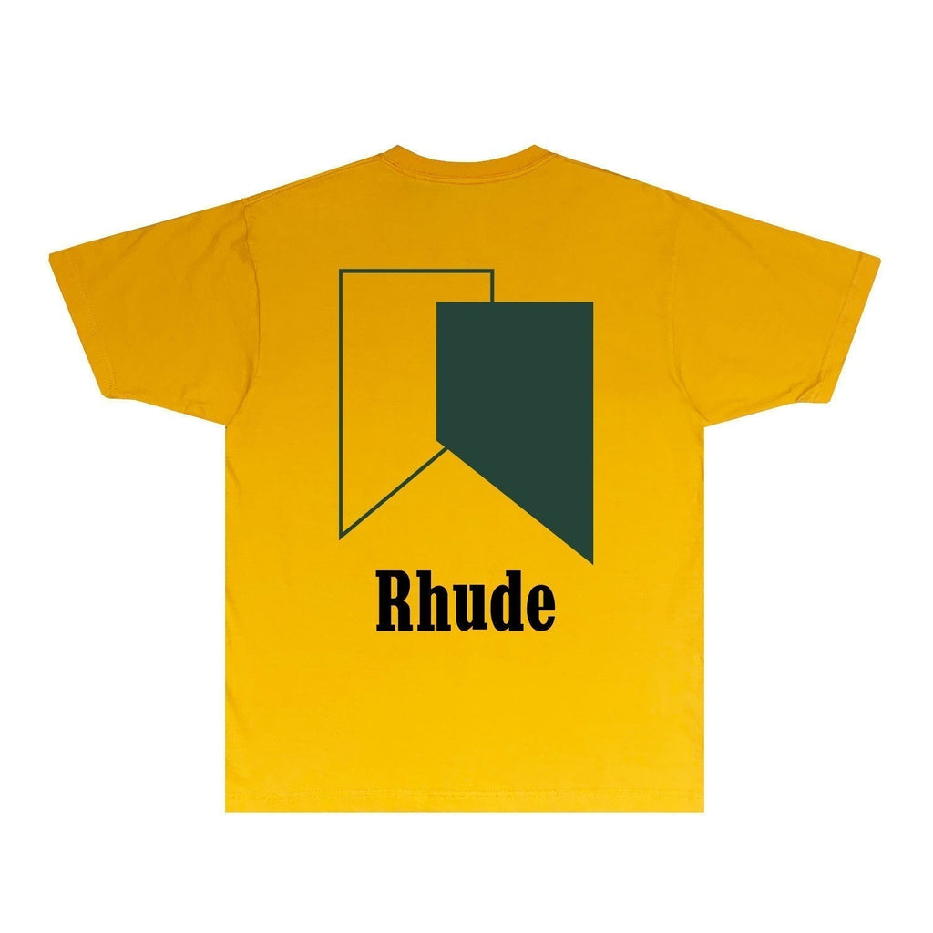 Rhude T-shirts Printed Trendy Pure Cotton