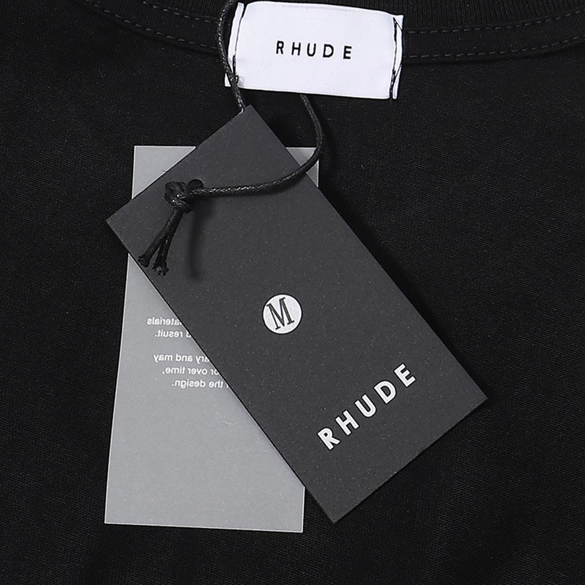 Rhude T-shirts Racing Tire Change Scene Printed Cotton Casual Short Sleeves Men and Women