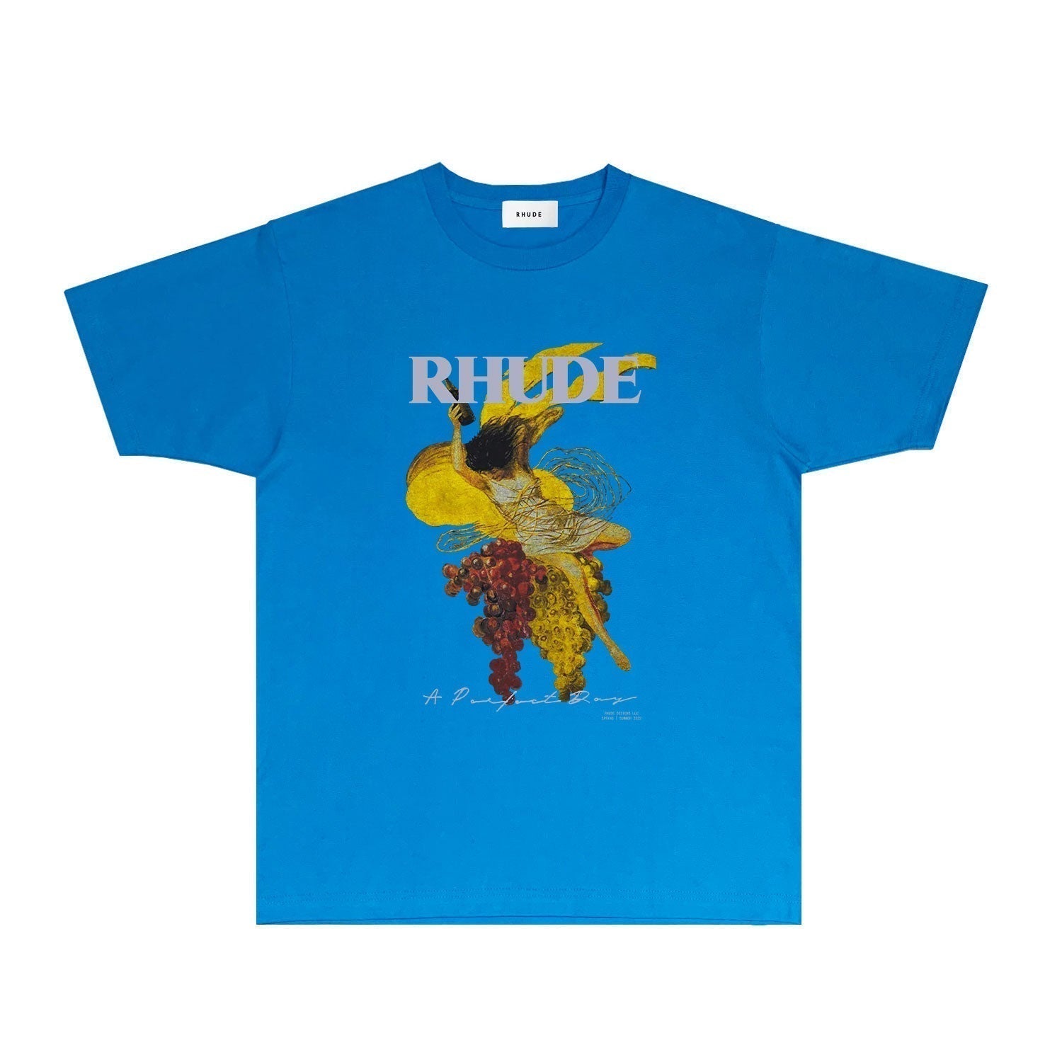 Rhude T-shirts Printed Trendy Pure Cotton