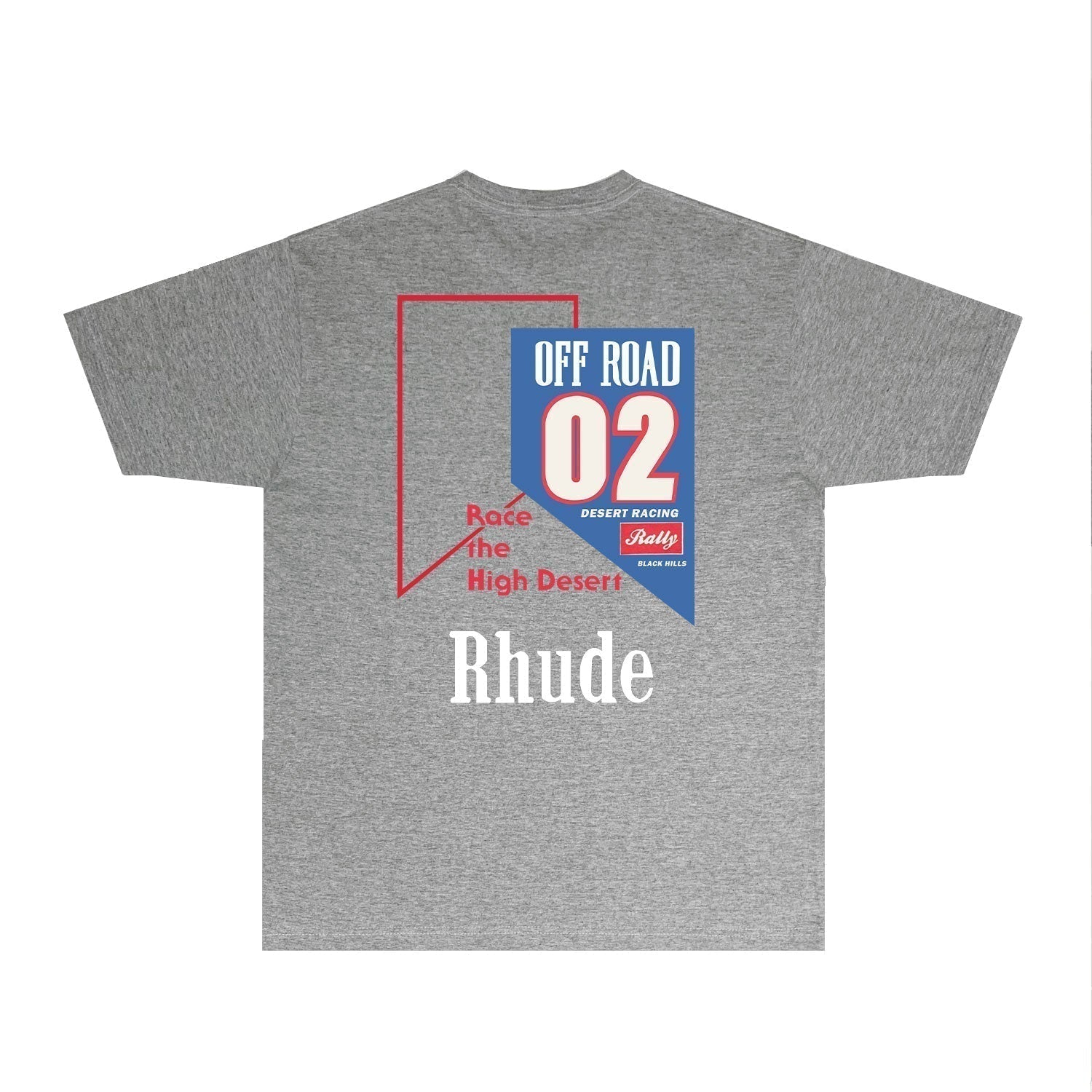 Rhude T-shirts Printed Trendy Pure Cotton