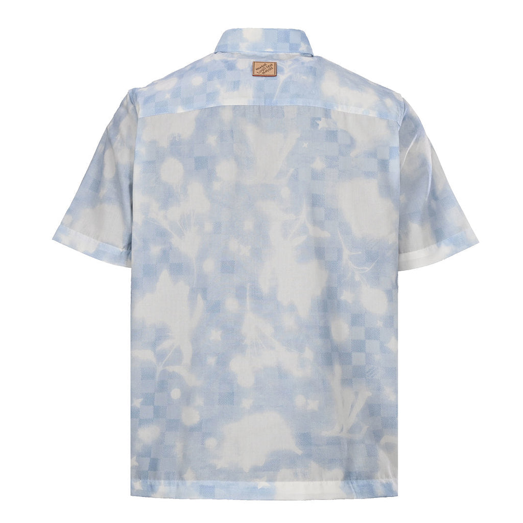 Louis Vuitton Overprinted Logo Short-Sleeve Shirt