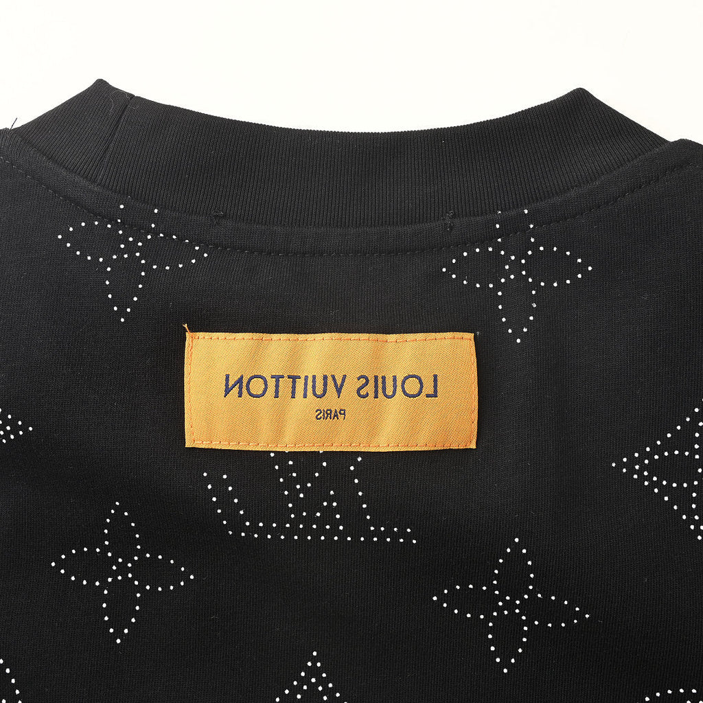 Louis Vuitton All-Over Chain Print Short-Sleeve T-Shirt