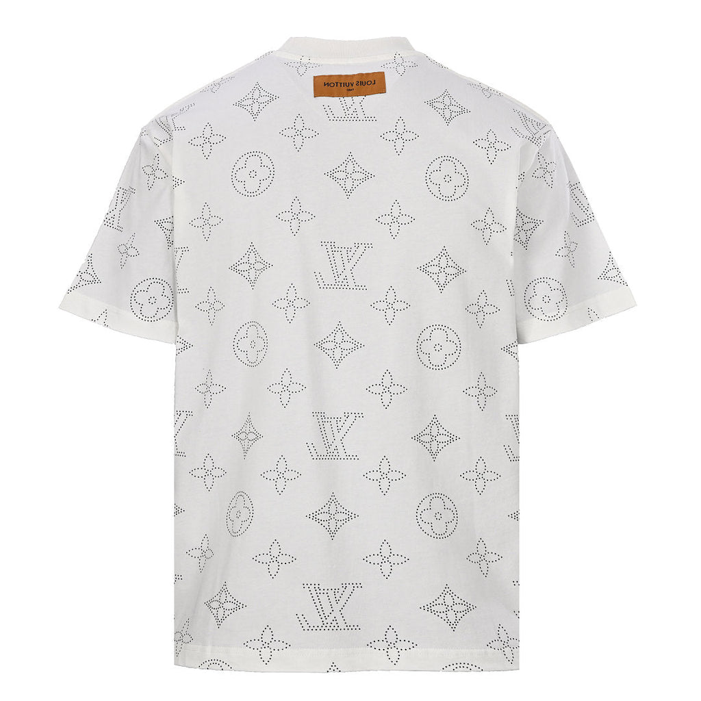 Louis Vuitton All-Over Chain Print Short-Sleeve T-Shirt