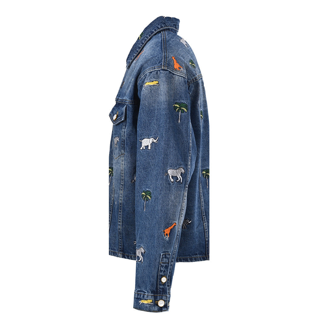 Louis Vuitton Spring/Summer '26 Denim Jacket & Set with Animal Embroidery